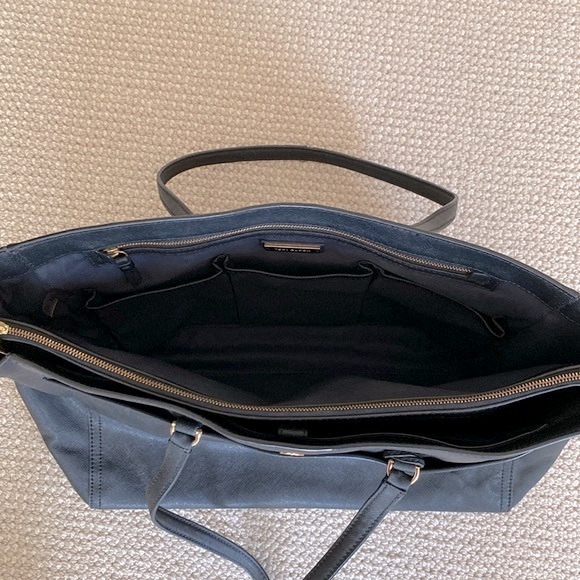 TORY BURCH Robinson Tote Large Laptop Saffiano Leather Satchel Purse & Dust Bag - Picture 7 of 13